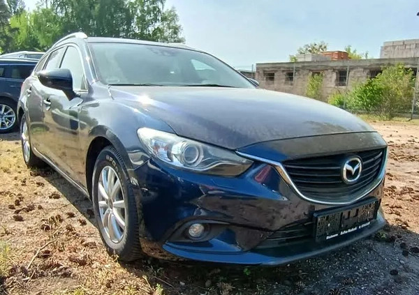 Mazda 6 cena 28500 przebieg: 164000, rok produkcji 2014 z Ciechanowiec małe 22